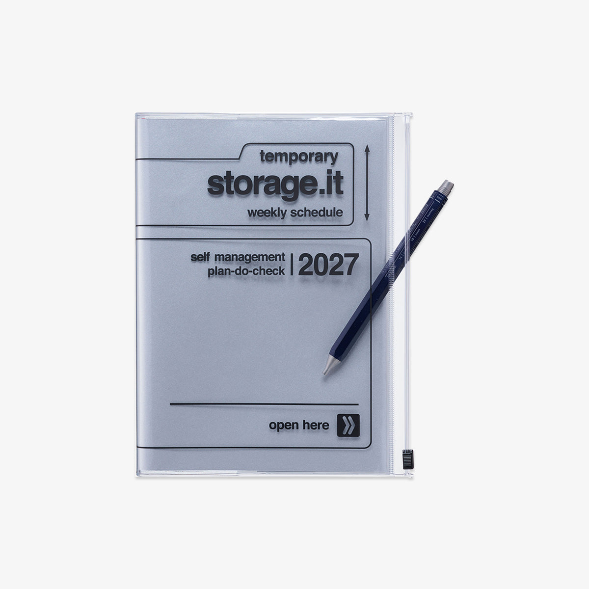KALENDER SEP 2026 - DEC 2027 A5 // BLÅ BØLGE
