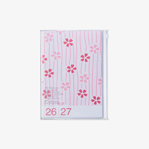 KALENDER SEP 2026 - DEC 2027 A5 // KIRSEBÆRBLOMSTER