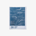 KALENDER SEP 2026 - DEC 2027 A5 // BLÅ BØLGE