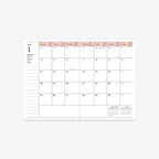KALENDER SEP 2026 - DEC 2027 A6 // BLÅ GRADIENT