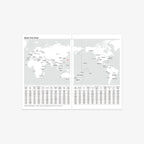 KALENDER SEP 2026 - DEC 2027 A6 // BLÅ GRADIENT