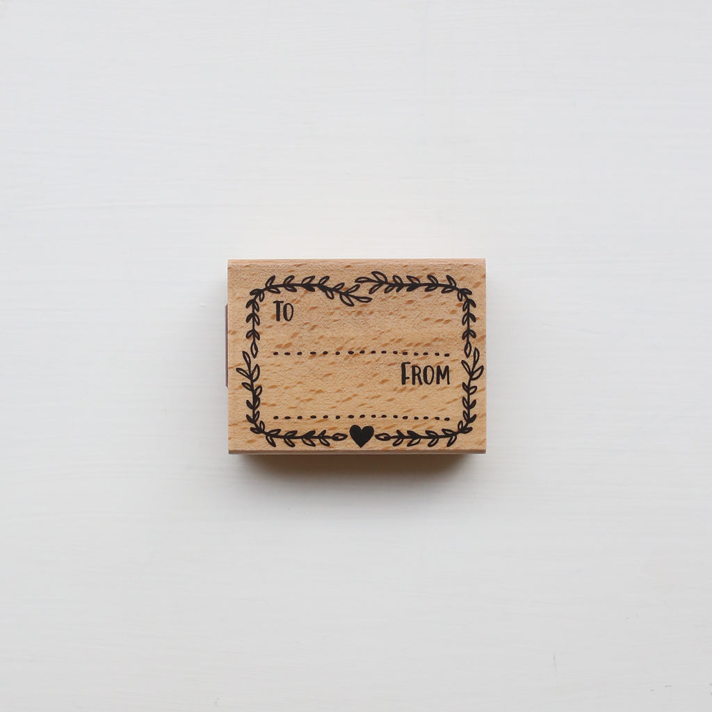 STEMPEL // TIL OG FRA KRANS