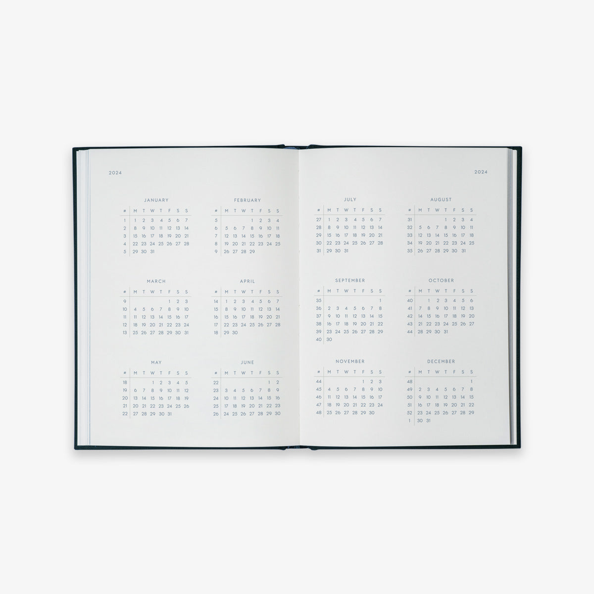 NOTEBOOK CALENDAR 2024 // ENGELSK