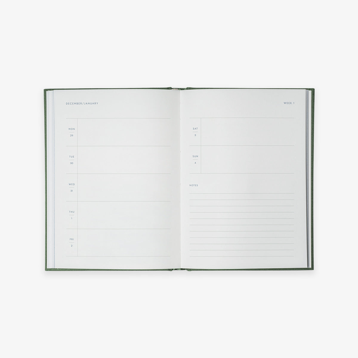 NOTEBOOK CALENDAR 2026 // ENGELSK