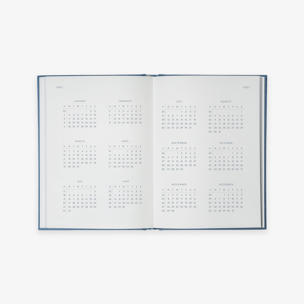 NOTEBOOK CALENDAR 2027 // ENGLISH