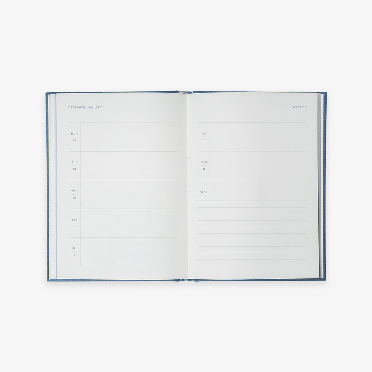 NOTEBOOK CALENDAR 2027 // ENGLISH