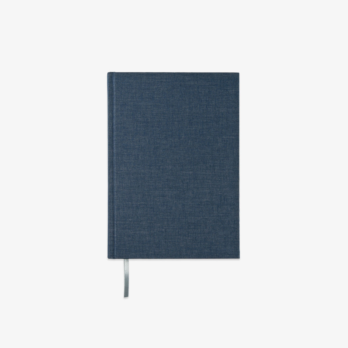 Linned hardcover notebook in dark denim