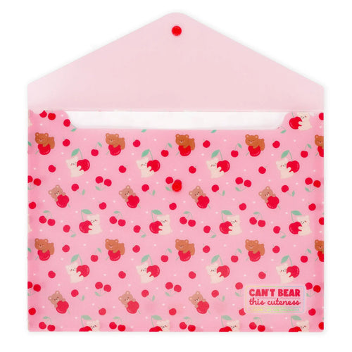 DOCUMENT FOLDER A4 // TEDDY CHERRY