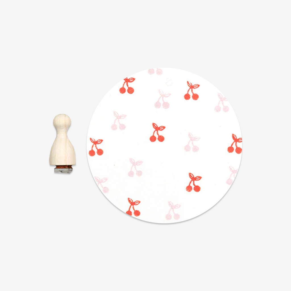 MINI RUBBER STAMP // CHERRY