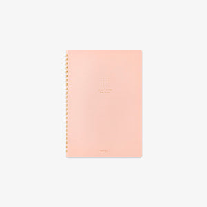 A5 RING NOTEBOOK W. DOT GRID // PINK