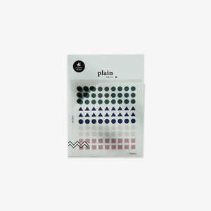 PLAIN DECO STICKERS // SHAPES