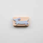 RUBBER STAMP // RUNNING DACHSHUND