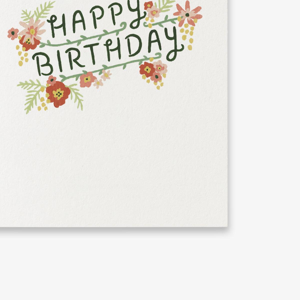 LILLE KORT // FLORAL BIRTHDAY