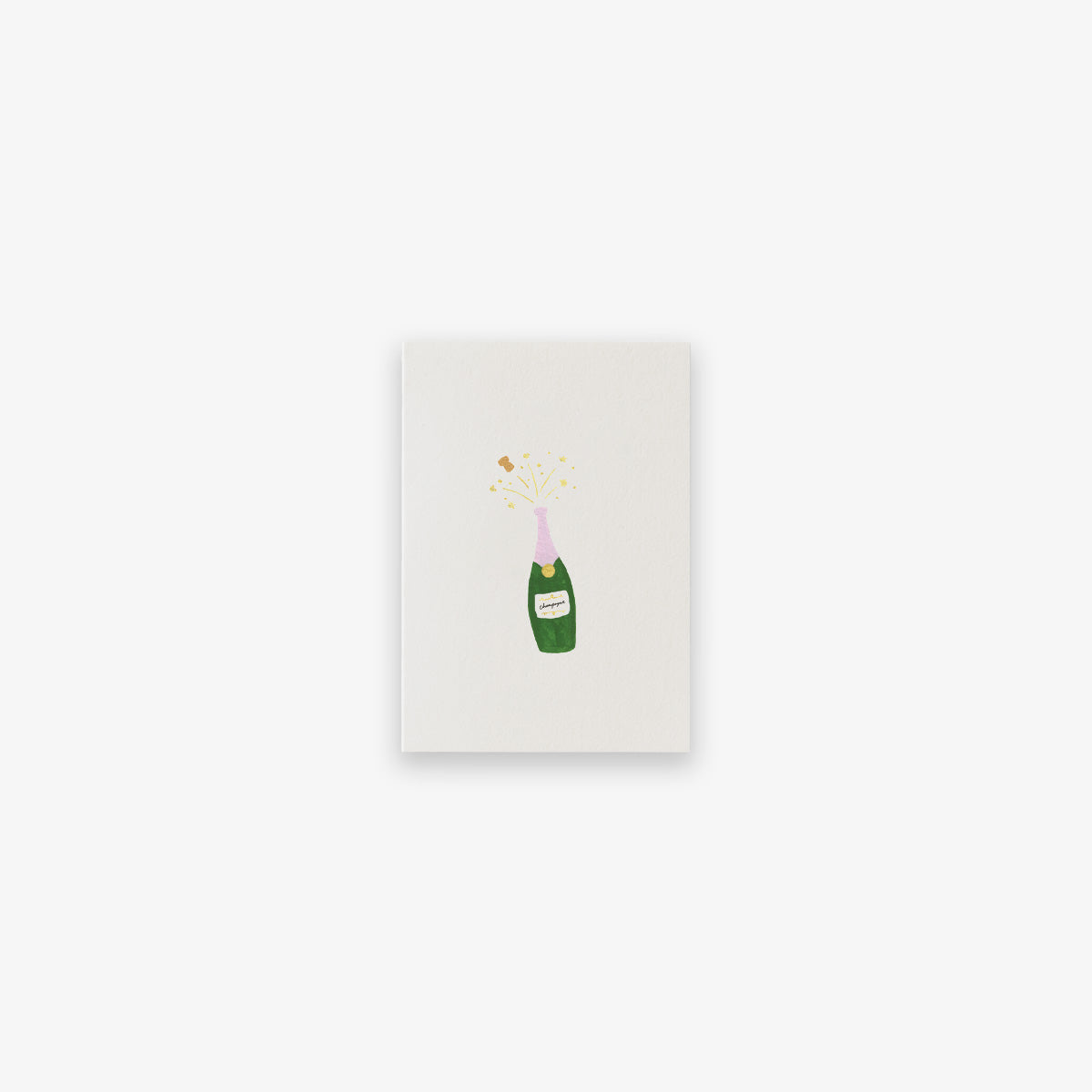 SMALL GREETING CARD // CHAMPAGNE