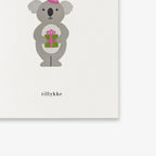 SMALL GREETING CARD // FØDSELSDAGSKOALA