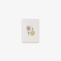 Small greeting card with two flowers