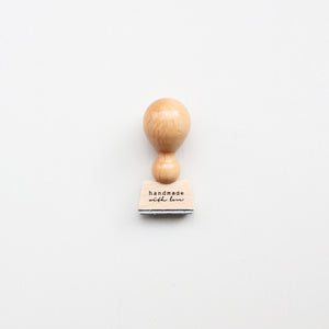 RUBBER STAMP // HANDMADE WITH LOVE