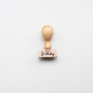 RUBBER STAMP // HAPPY BIRTHDAY