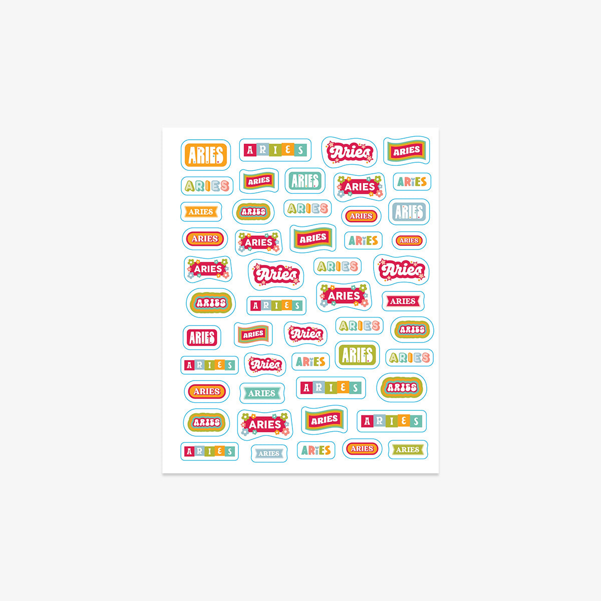 STICKER BOOK // SO. MANY. ASTROLOGY STICKERS.