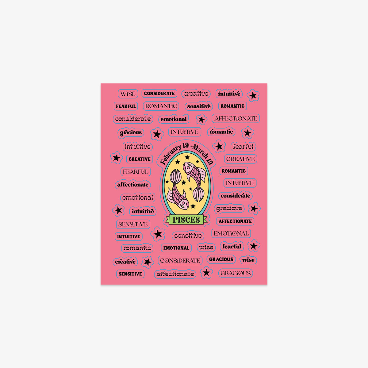 KLISTERMÆRKEBOG // SO. MANY. ASTROLOGY STICKERS.