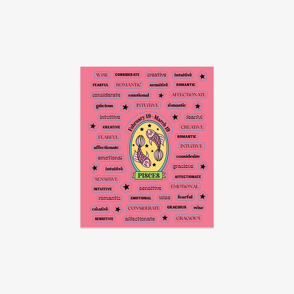 STICKER BOOK // SO. MANY. ASTROLOGY STICKERS.