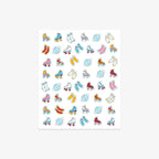 KLISTERMÆRKEBOG // SO. MANY. STICKERS.