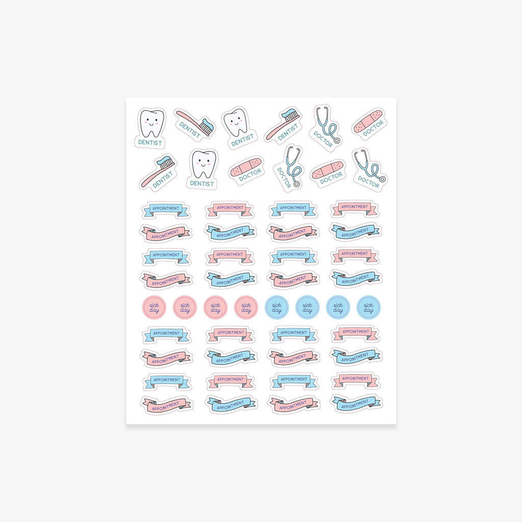 KLISTERMÆRKEBOG // SO. MANY. PLANNER STICKERS.