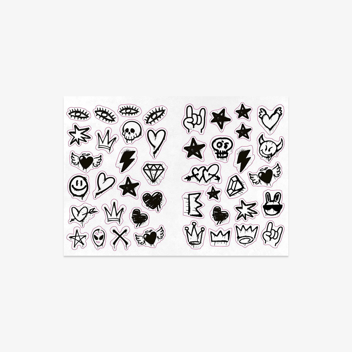 THE GRAFFITI ALPHABET STICKER BOOK