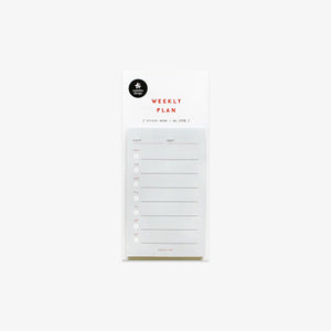 STICKY PLANNER MEMO PAD // WEEKLY PLAN