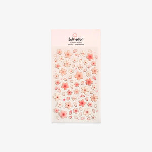 KLISTERMÆRKER // LYSERØDE BLOMSTER