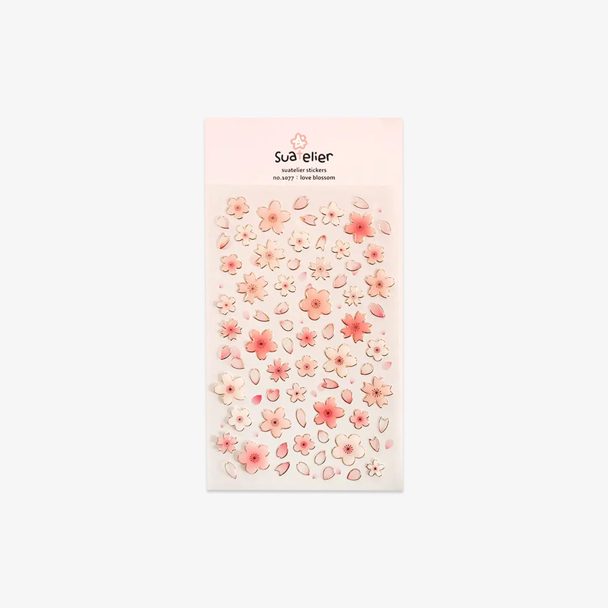 KLISTERMÆRKER // LYSERØDE BLOMSTER