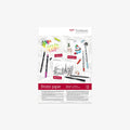 Tombow Bristol paper set with drawing tools on a white background