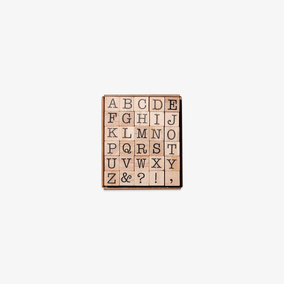 TOOLS TO LIVEBY STAMP SET // UPPERCASE LETTERS