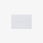 A plain white rectangular C6 envelope centered on a very light gray background.
