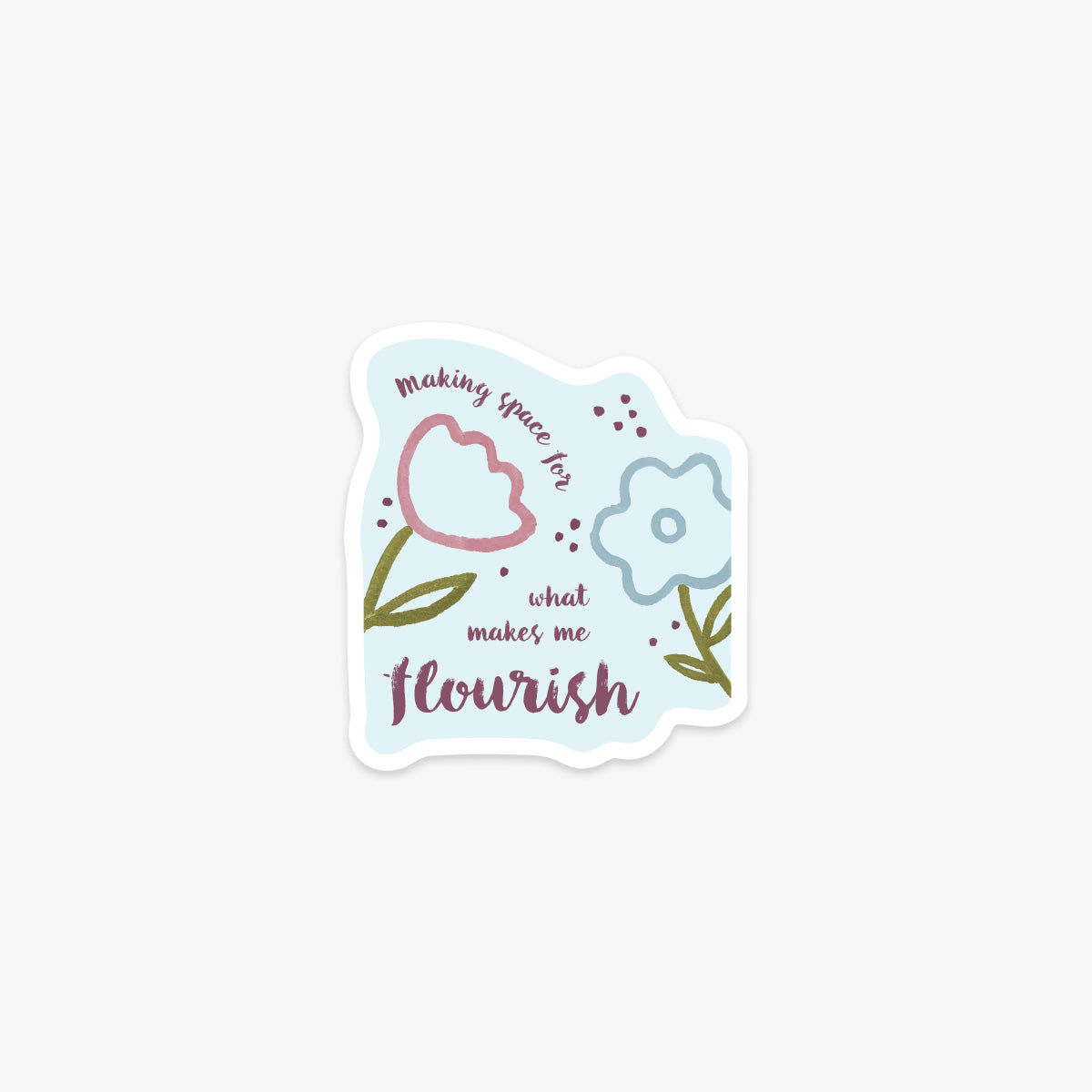 VINYL STICKER // FLOURISH