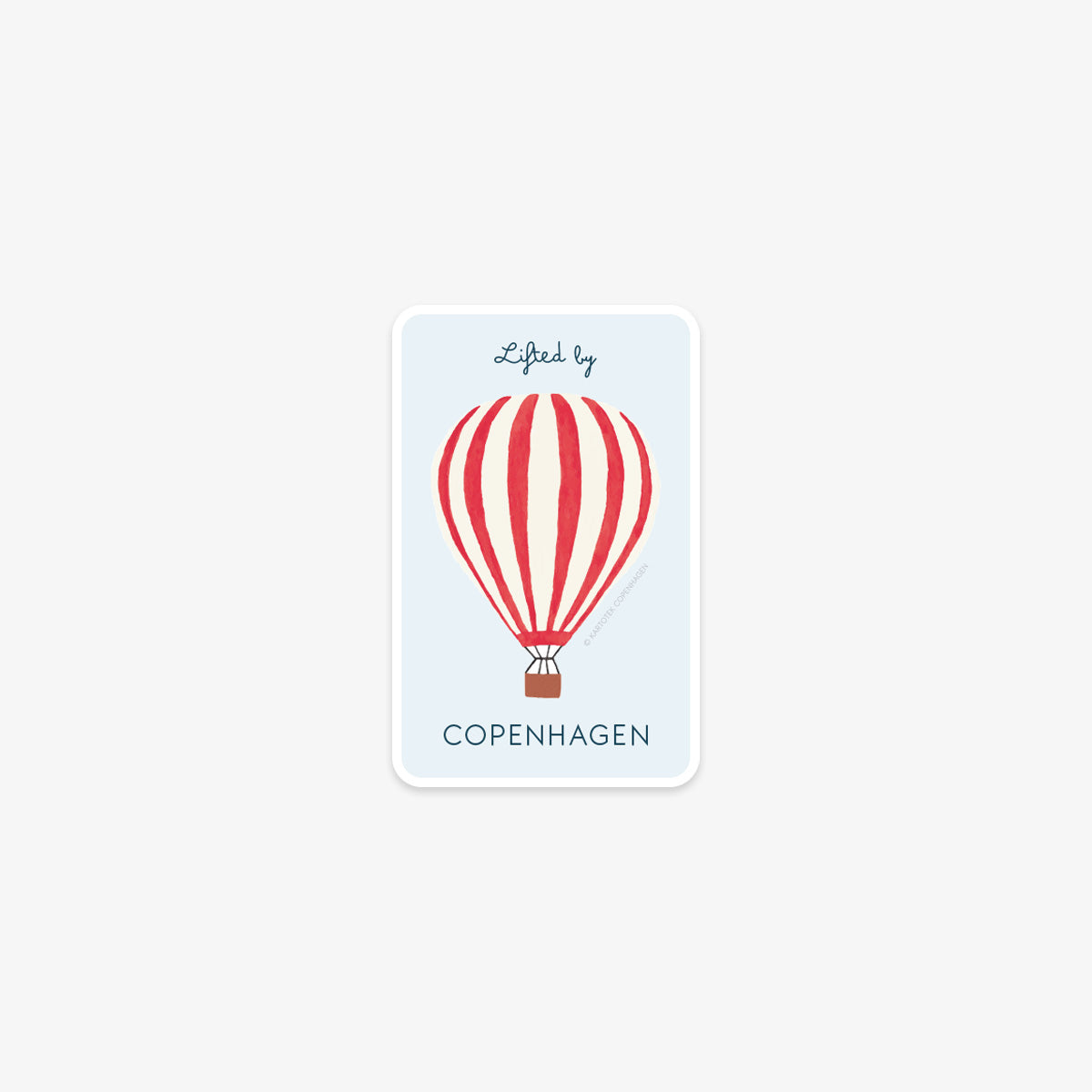 VINYLKLISTERMÆRKE // HOT AIR BALLOON