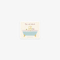 VINYL STICKER // BATHTUB
