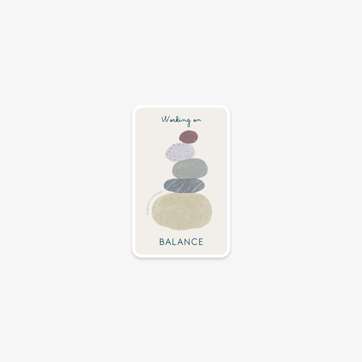 VINYL STICKER // ROCK BALANCE