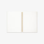 A5 RING NOTEBOOK W. DOT GRID // WHITE
