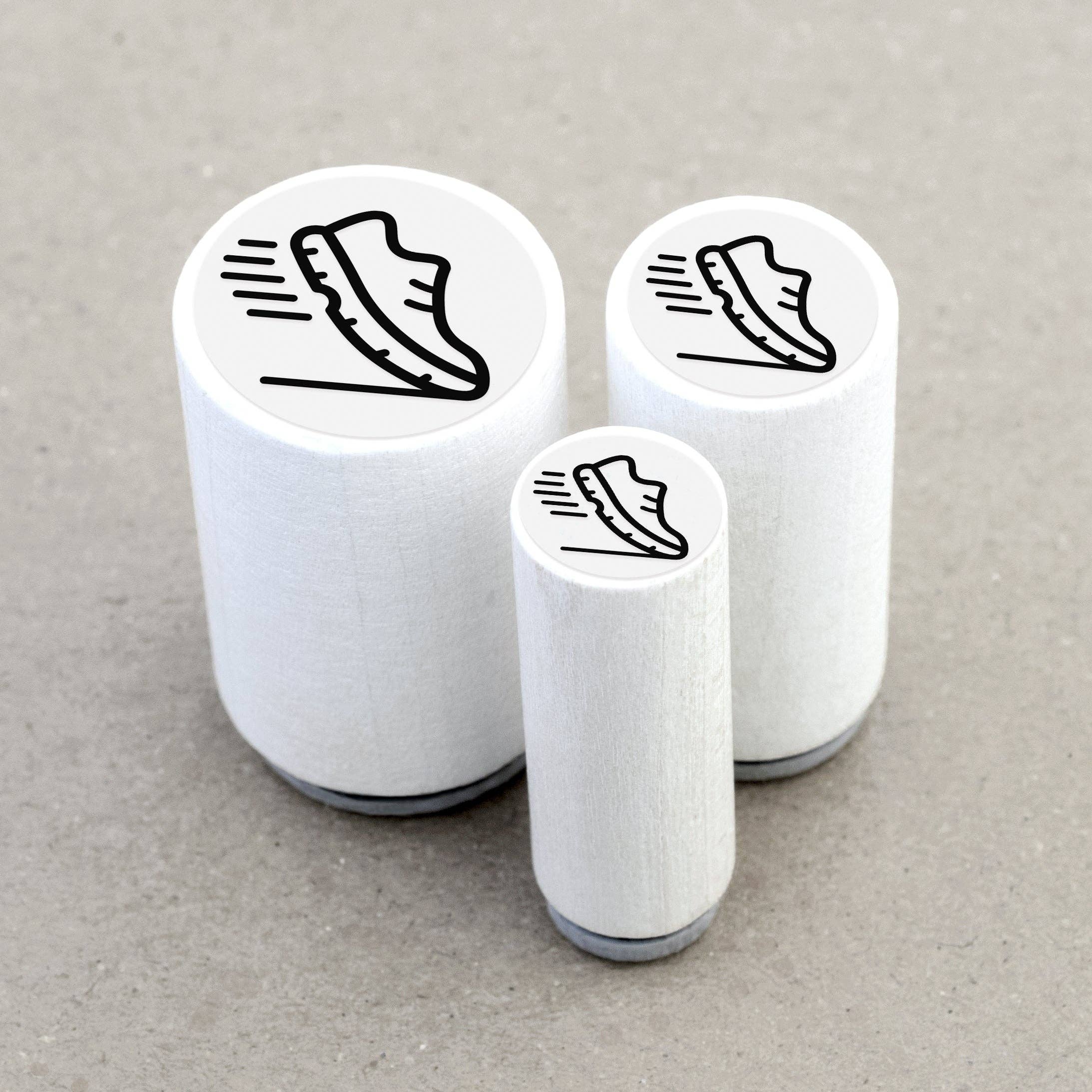 MINI RUBBER STAMP // RUNNING