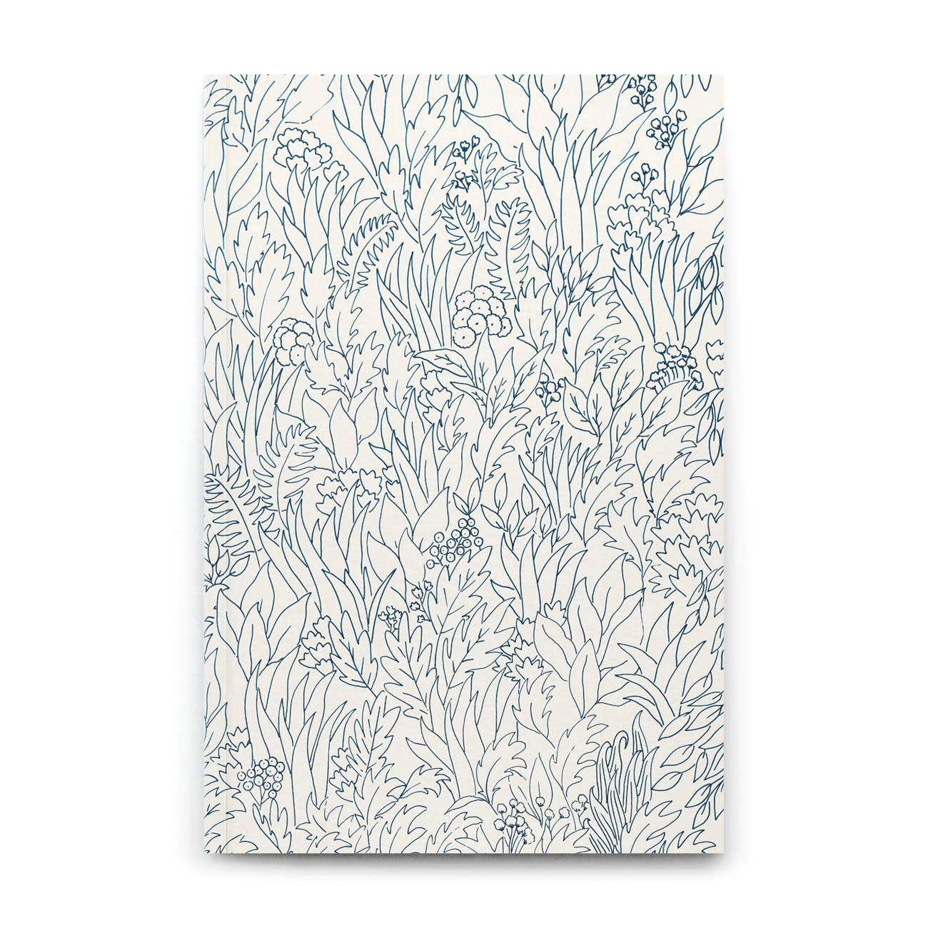 NOTESBOG M // BLÅ BLOMSTER