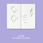 MISHMASH LOG REFILL // NOTEBOOK BLANK
