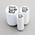 MINI STEMPEL // VINKENDE KAT