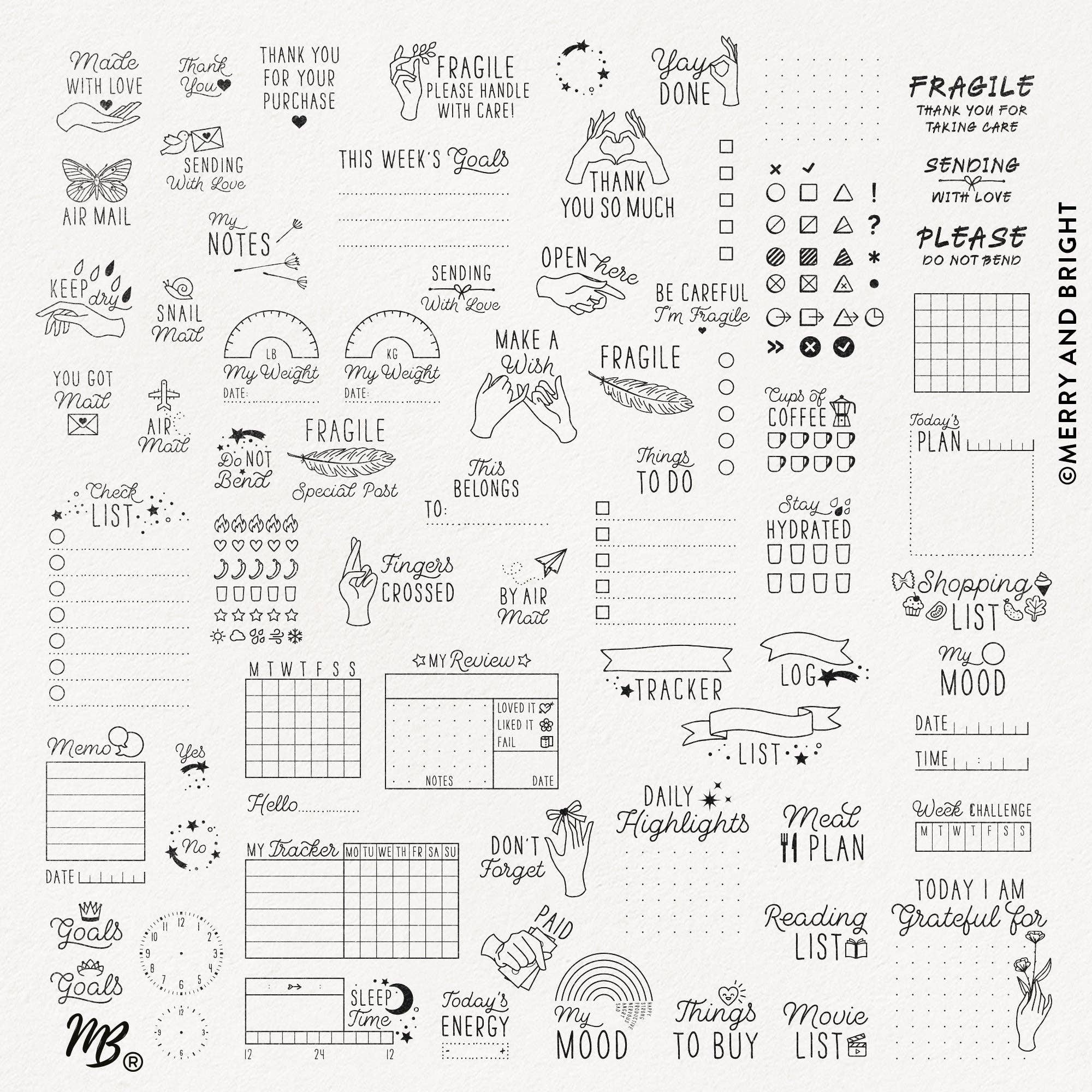 STAMP // THIS WEEKS GOALS
