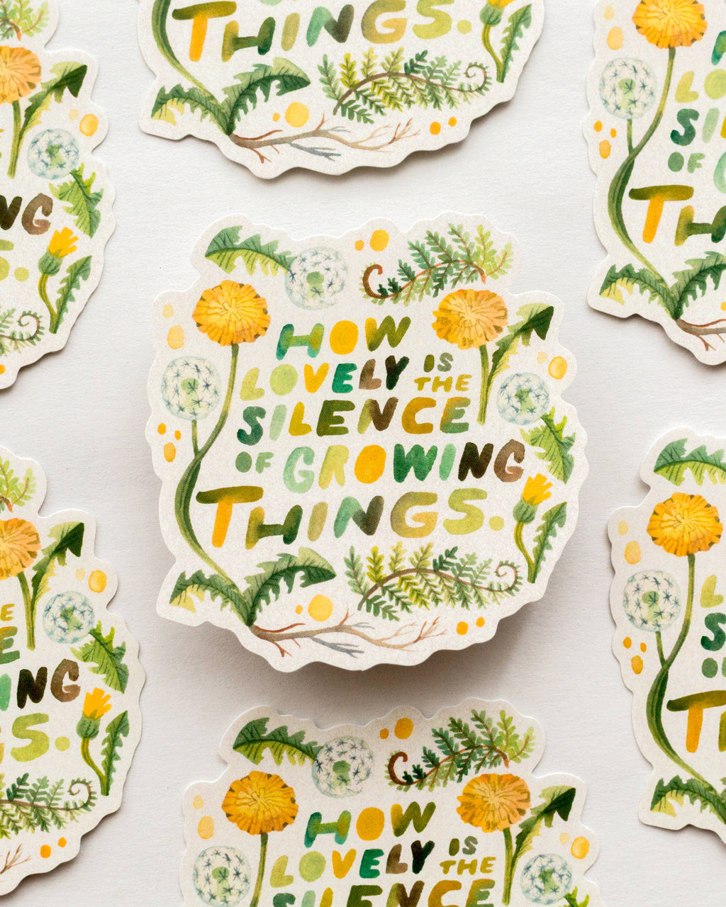 VINYLKLISTERMÆRKE // THE SILENCE OF GROWING THINGS