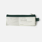 MESH PENCIL CASE // INDIGO & RED