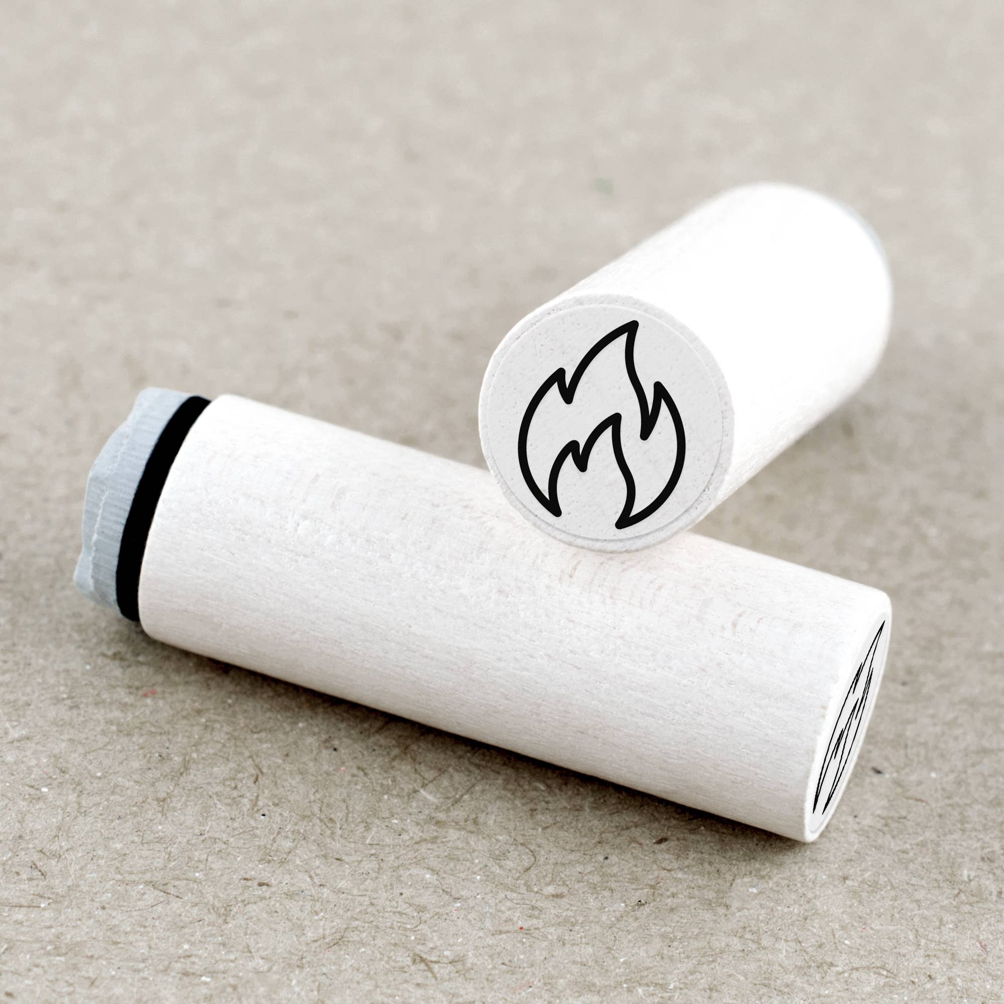 MINI RUBBER STAMP // FLAME