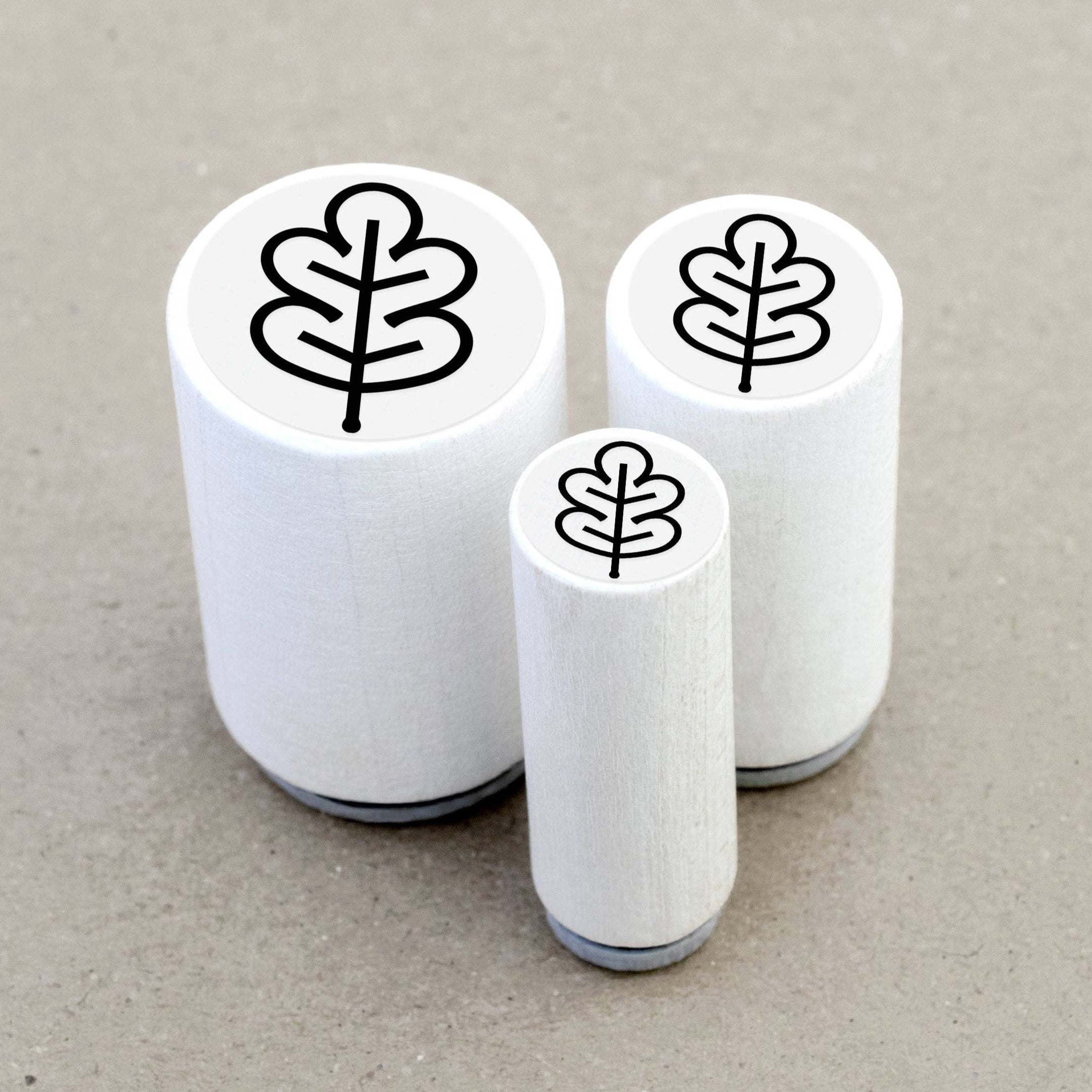 MINI STEMPEL // EGETRÆSBLAD