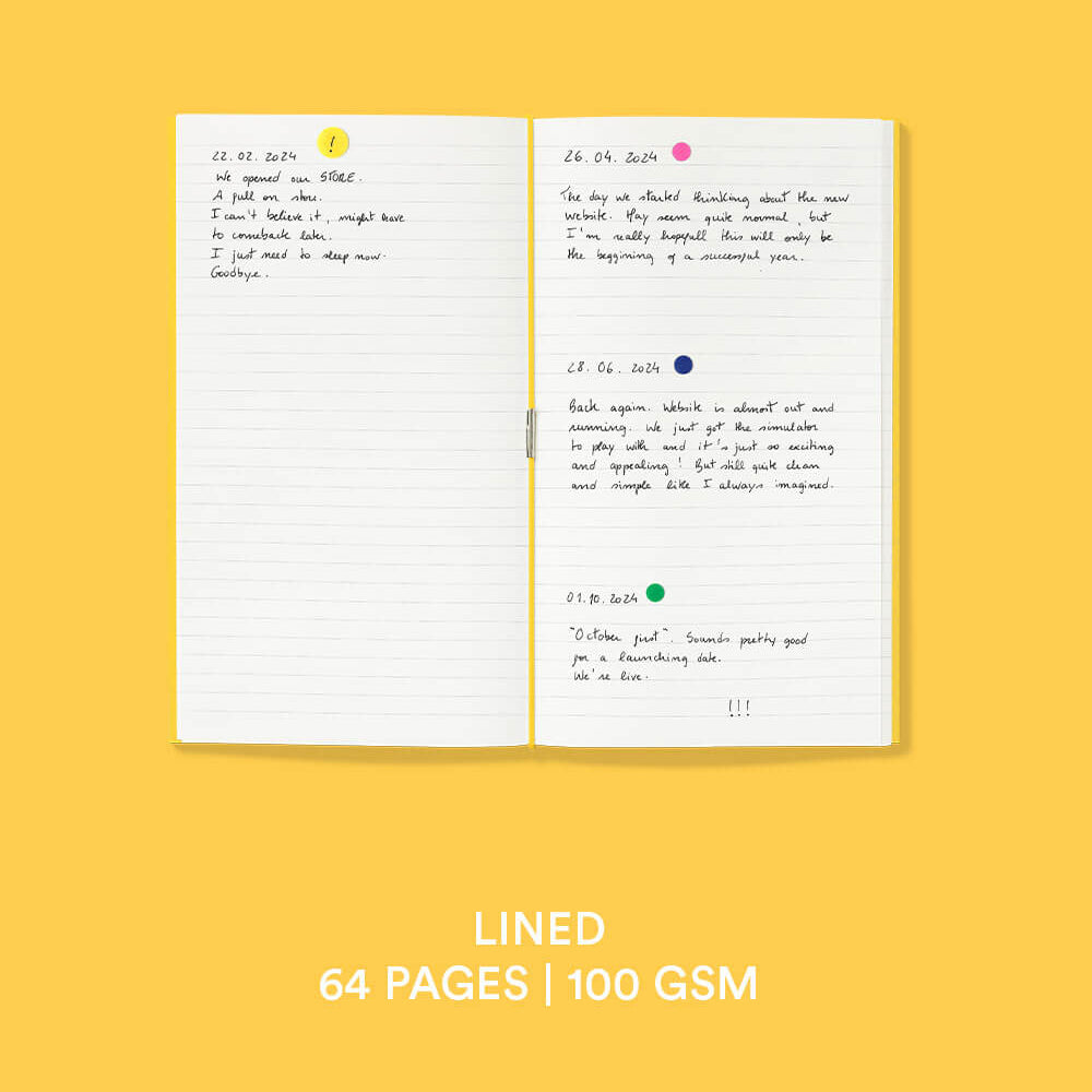 MISHMASH LOG REFILL // NOTEBOOK RULED