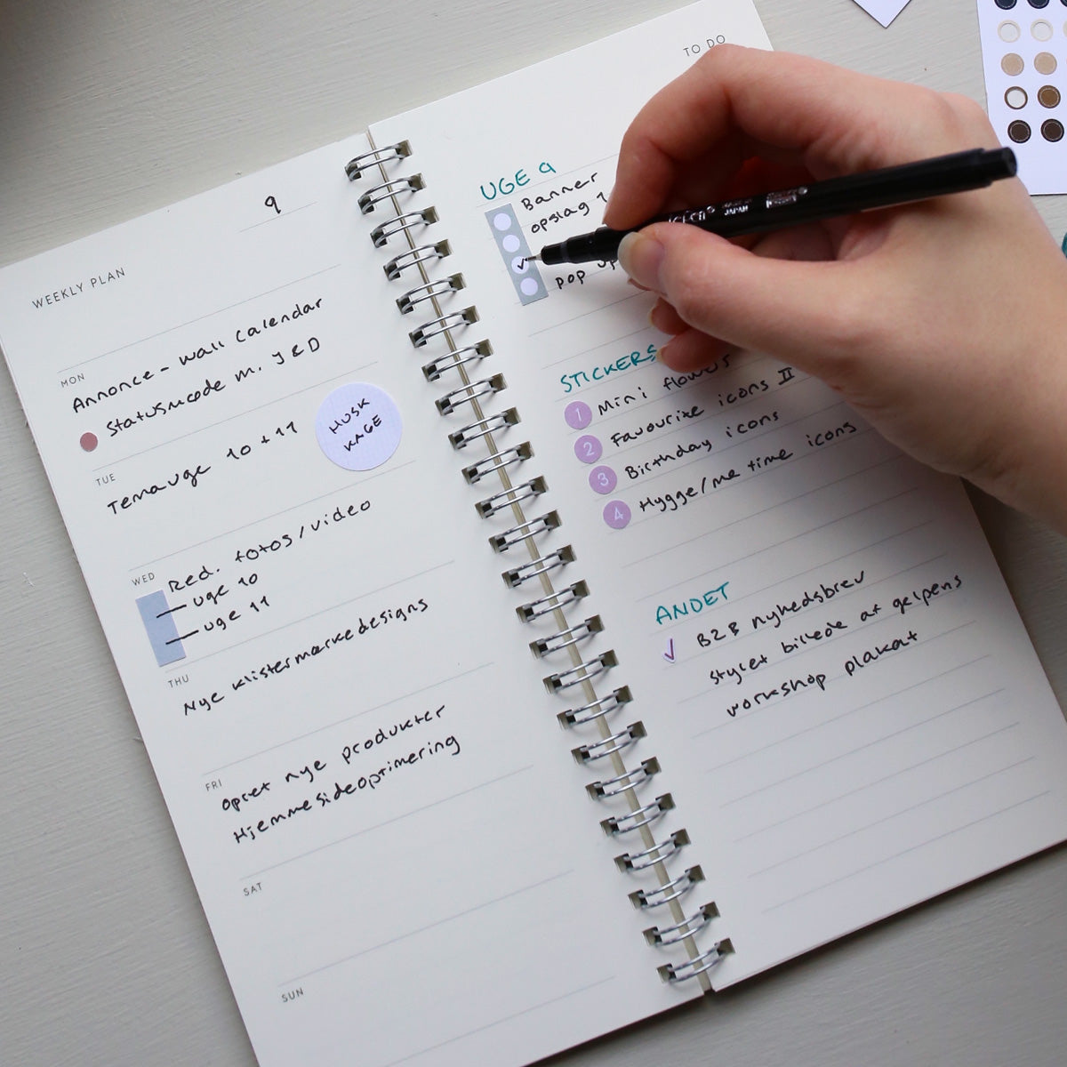 WIRE-O UGEPLANNER
